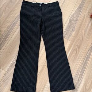 Star City Black and White Striped Pants